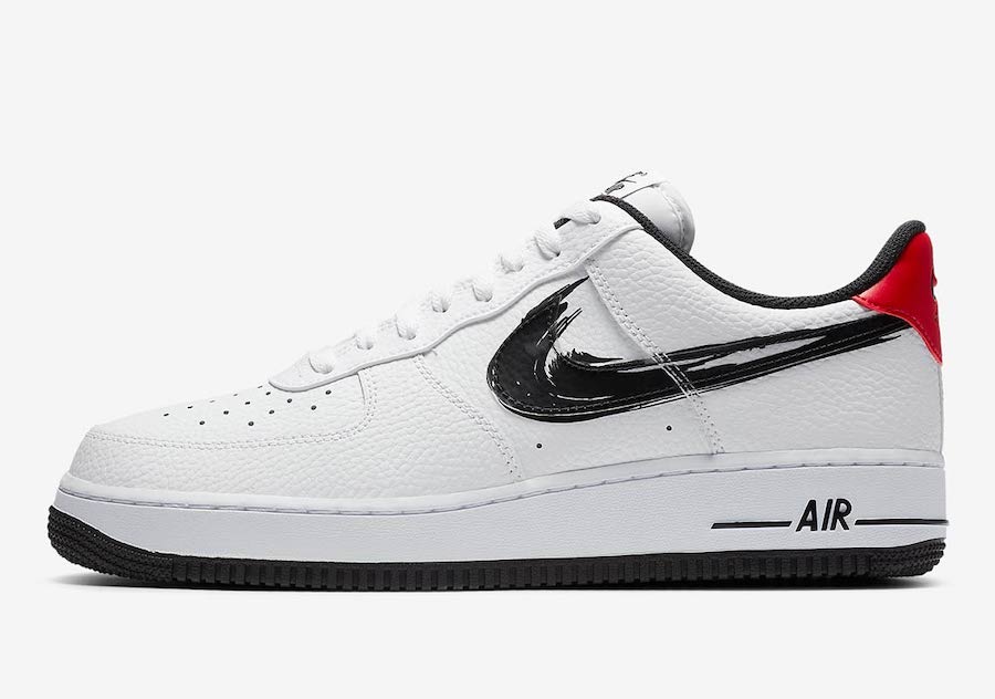 nike air force 1 low white black swoosh