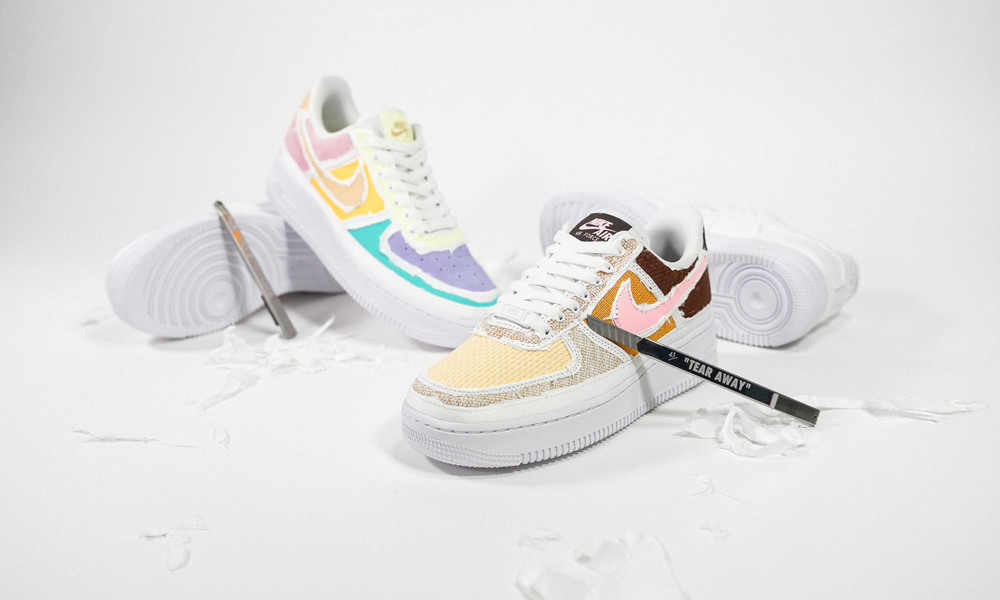 Nike WMNS Air Force 1 '07 PRM Tear Away Pack DJ6901-600 DJ9941-244 After