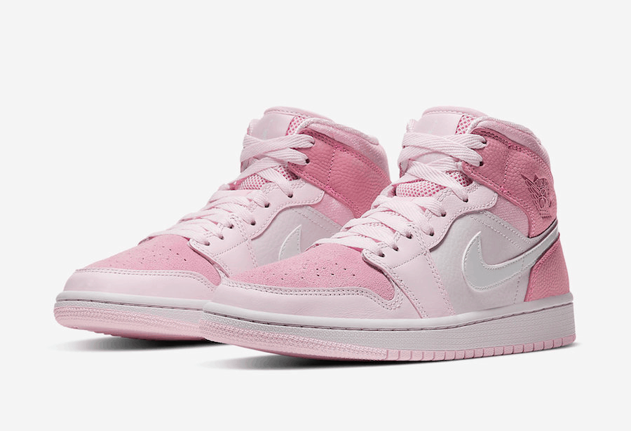 wmns air jordan 1 mid digital pink cw5379-600