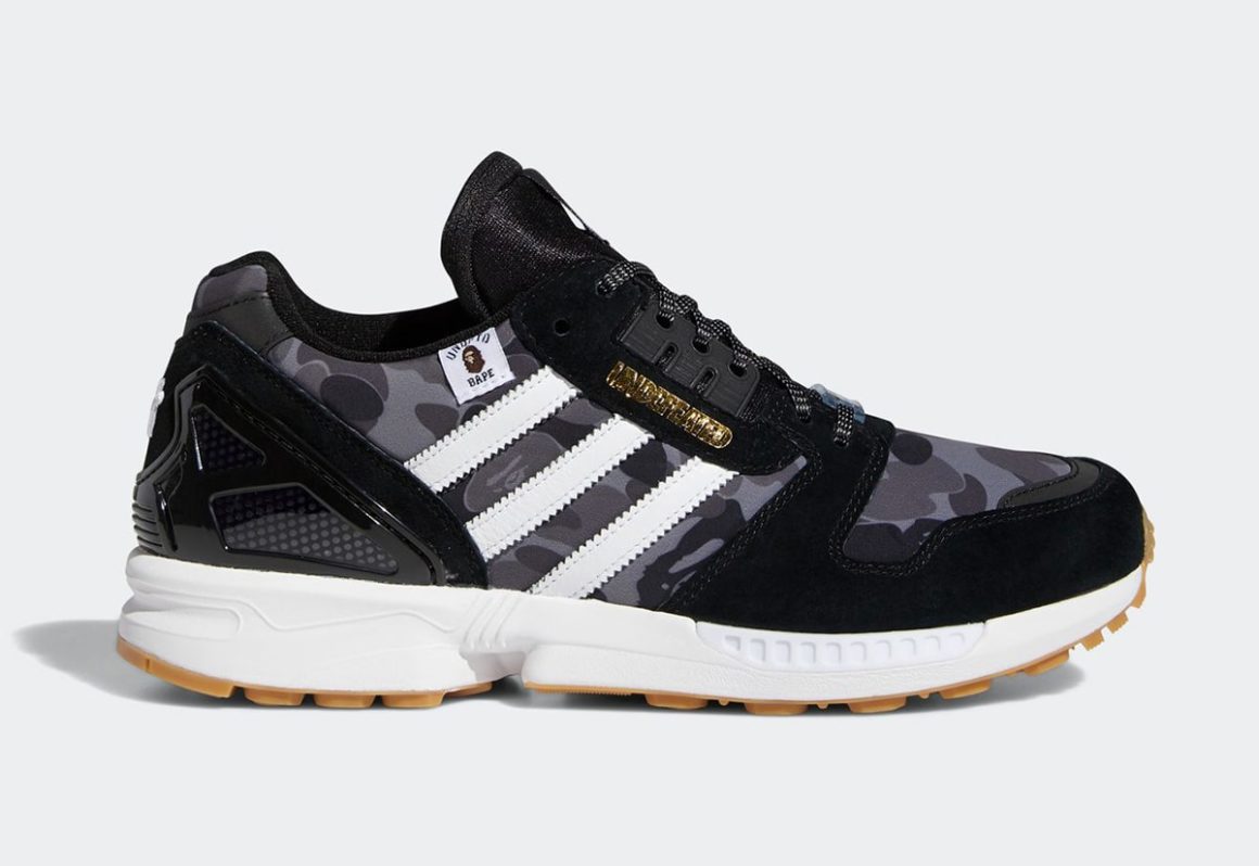 Bape x undefeated x adidas zx 8000 FY8852