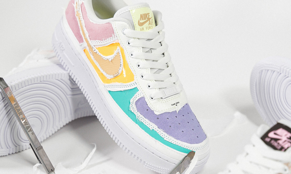 Nike Wmns Air Force 1 07 PRM Tear Away Purple Punch DJ6901-600 Front