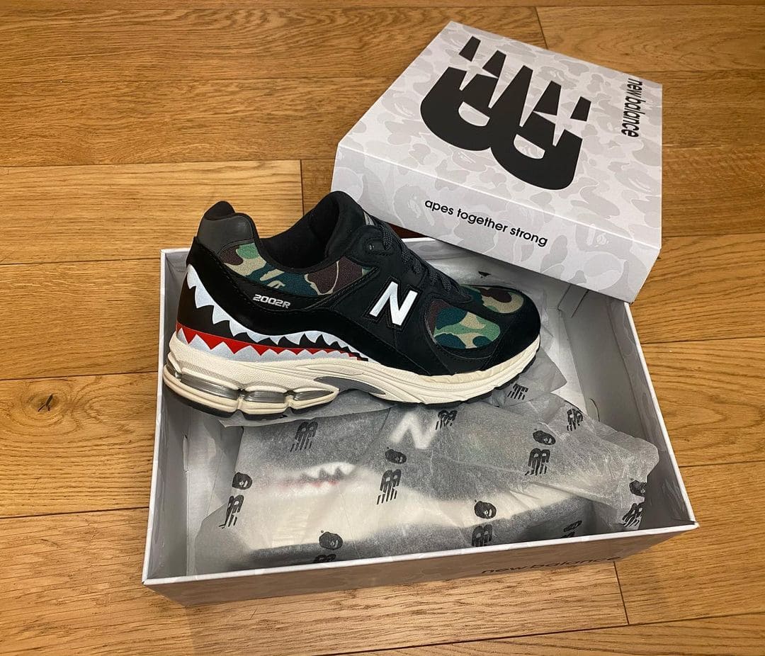 Bape x New Balance 2002R