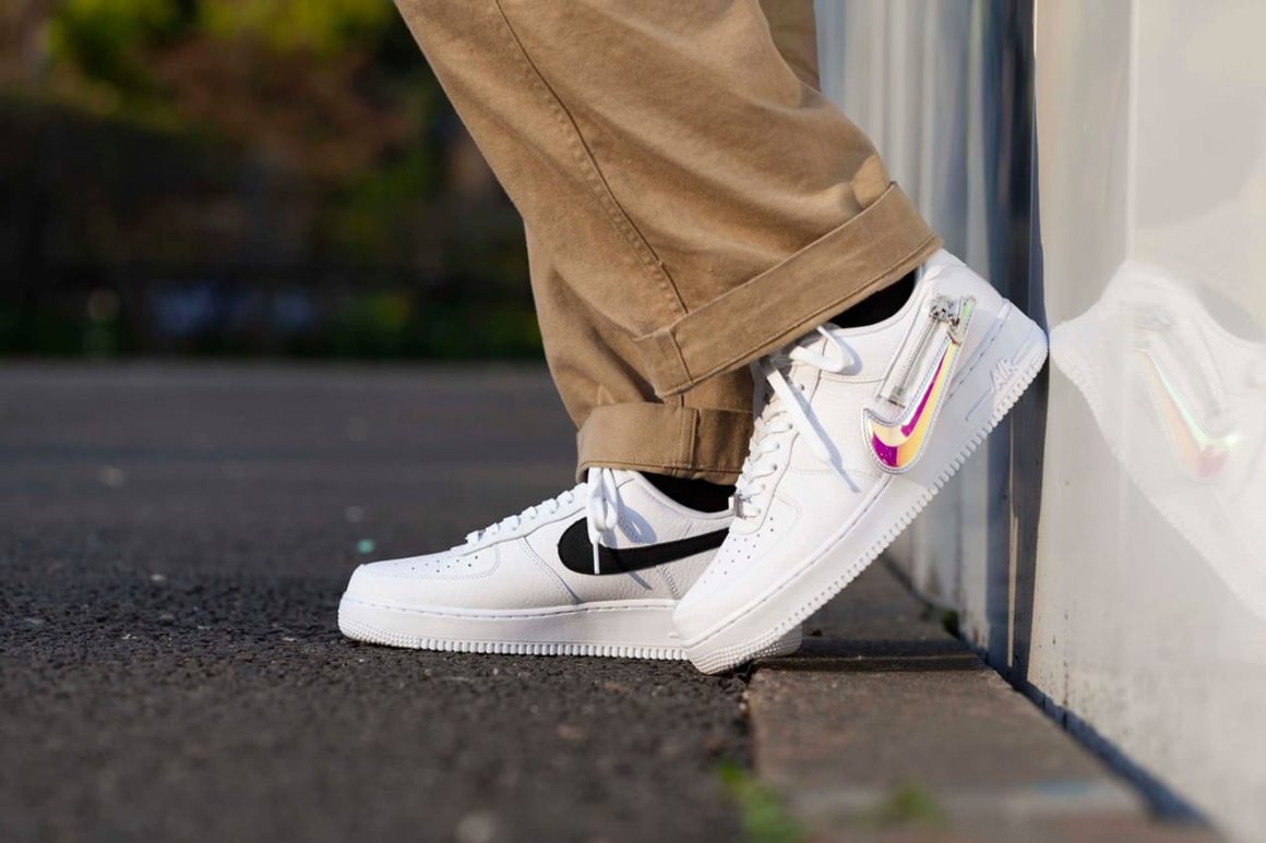 nike air force 1 zipper swoosh