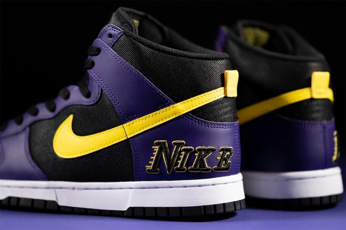 Nike Dunk High EMB Lakers DH0642-001