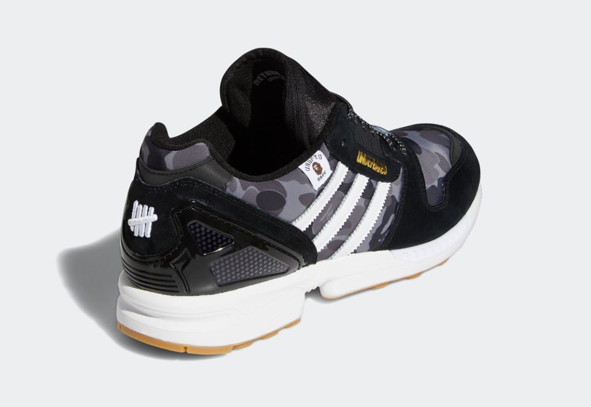 Bape x undefeated x adidas zx 8000 FY8852