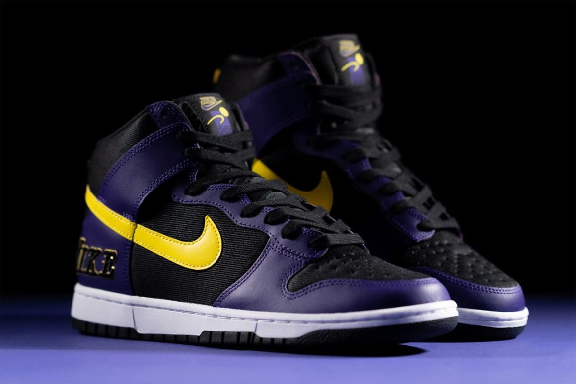 Nike Dunk High EMB Lakers DH0642-001