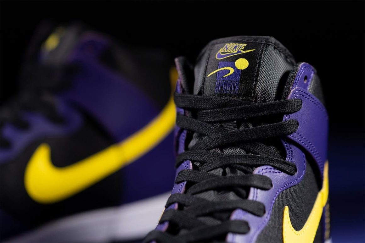 Nike Dunk High EMB Lakers DH0642-001