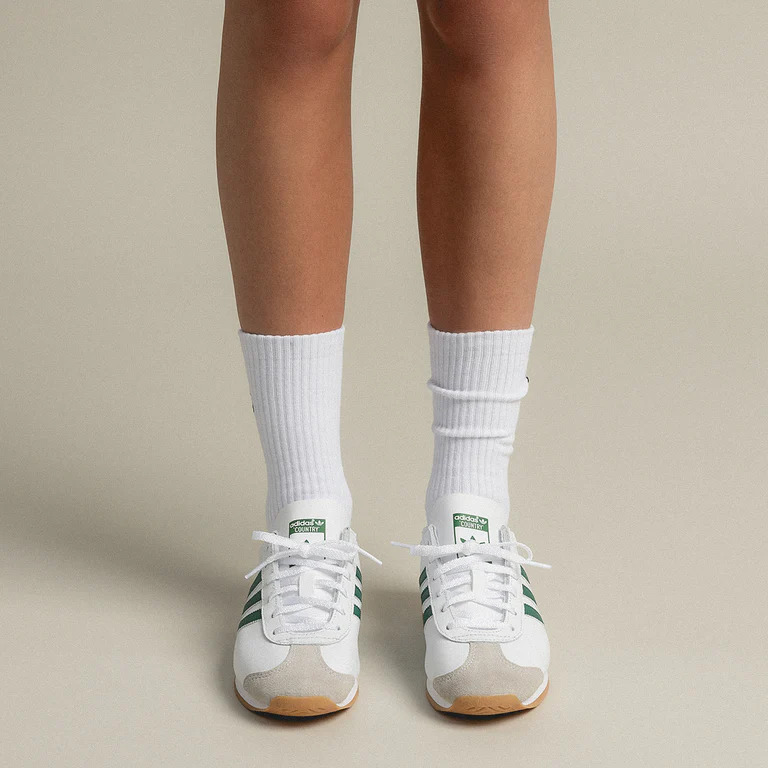 Adidas Country OG Footwear White Collegiate Green IF2856 On Feet