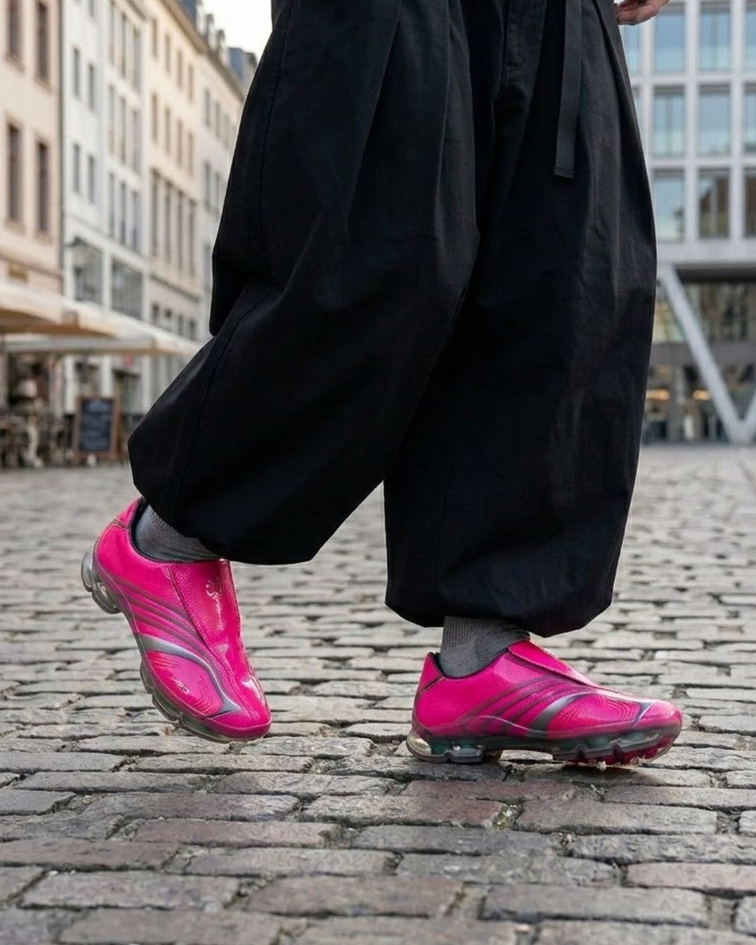 Adidas F50 Adiframe Walkable Pink JQ9556 on Feet