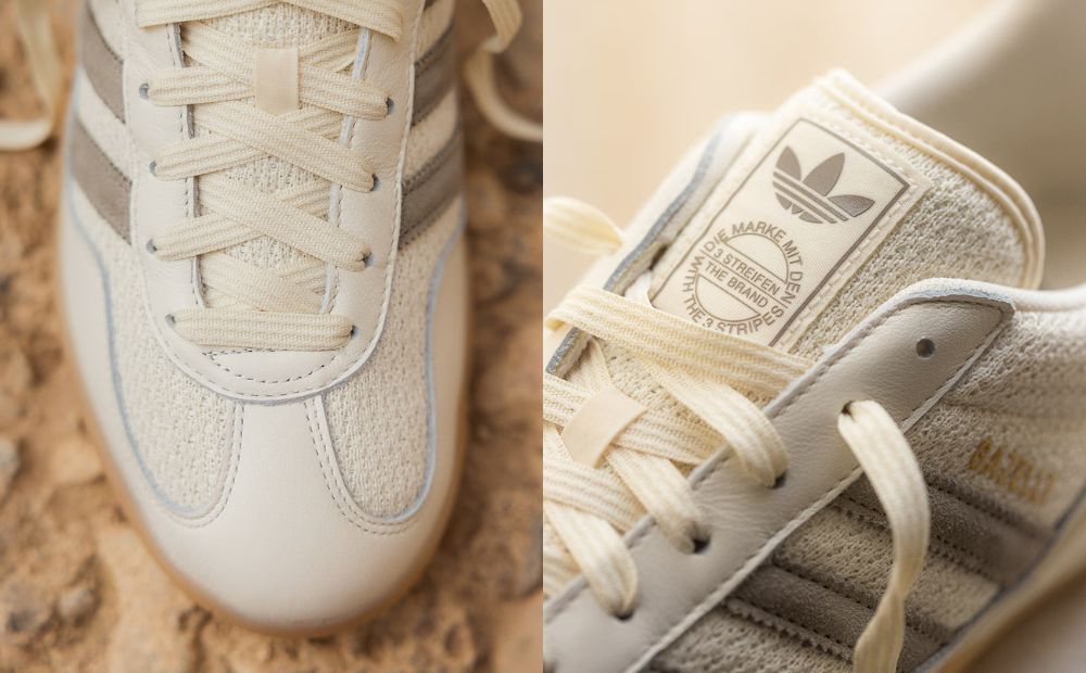 Adidas Gazelle Sala Cream White HQ7303 Material Details Tongue Toebox