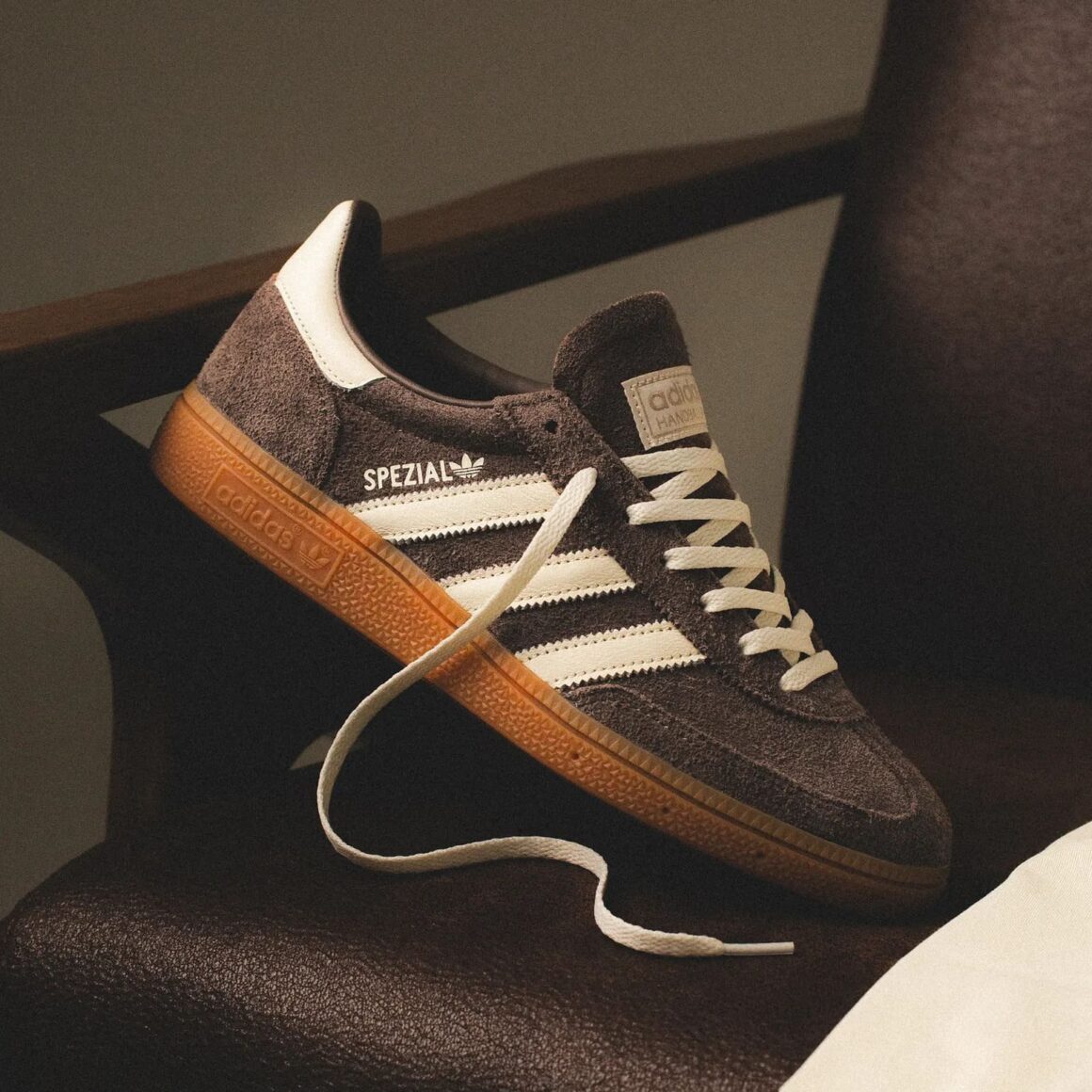 Adidas Handball Spezial IF6490 on Chair lateral
