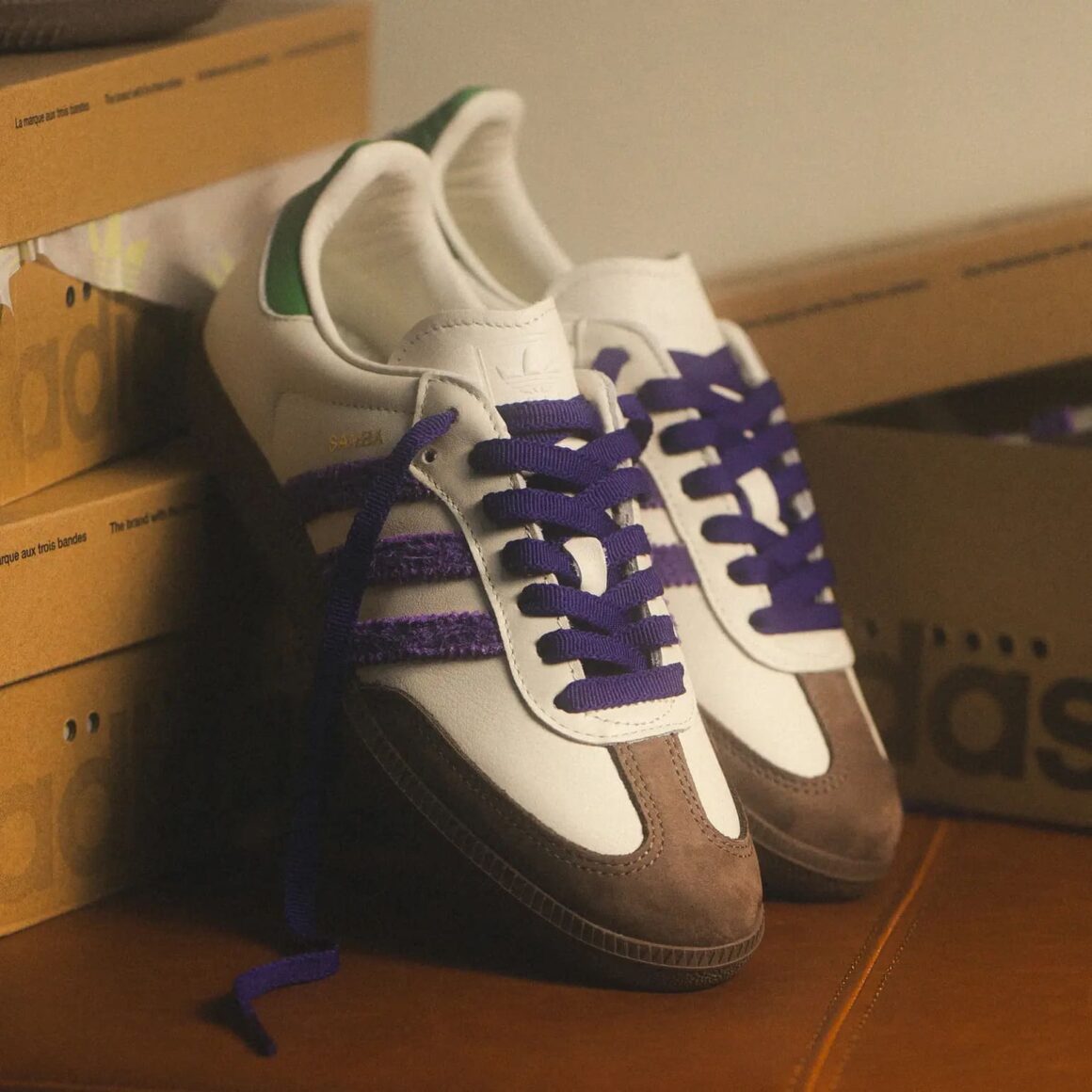 Adidas Samba OG W Core Purple ID8349 Lateral