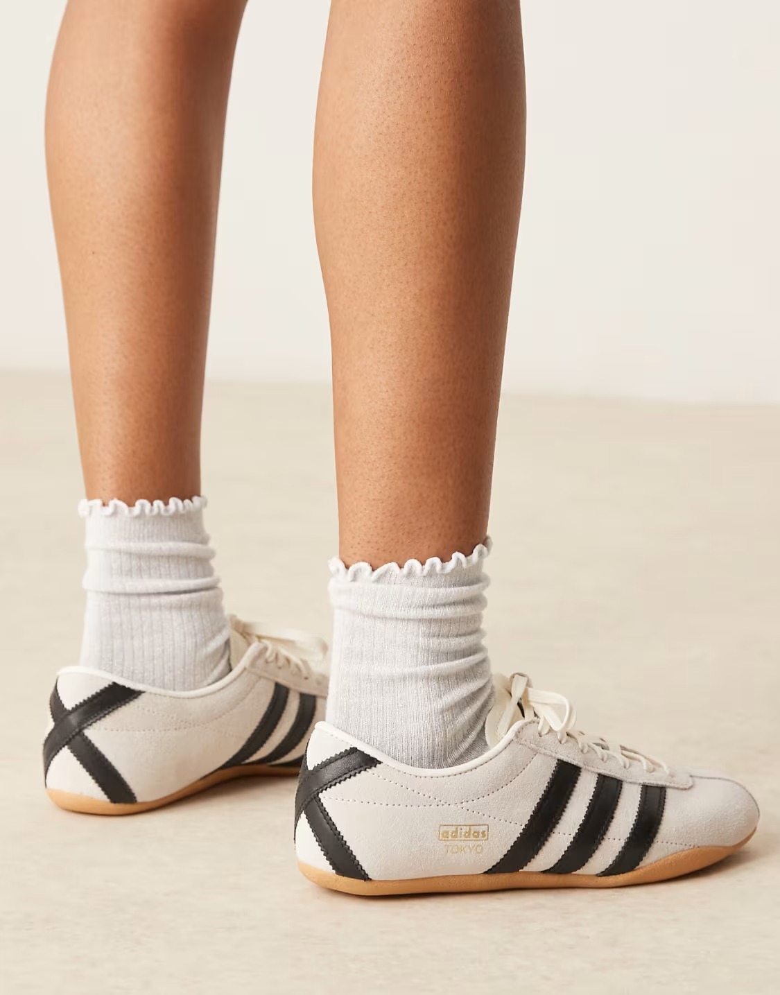 Adidas Tokyo W Beige JI0182 on Feet