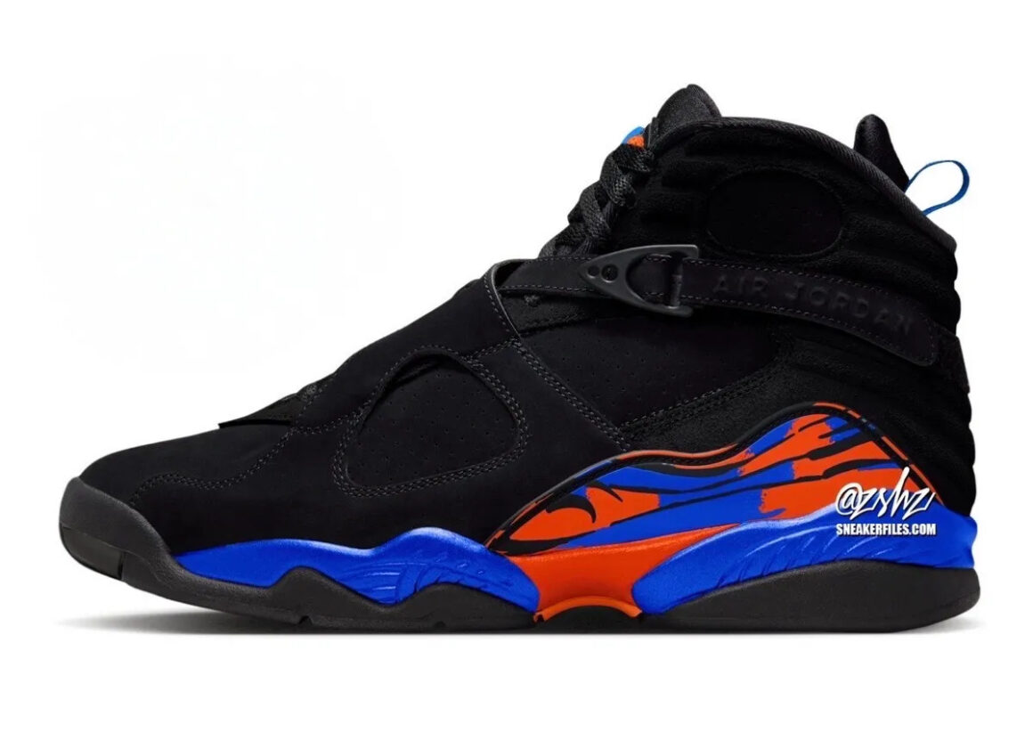 Air JOrdan 8 Knicks IX8479-010 Mock-up Lateral