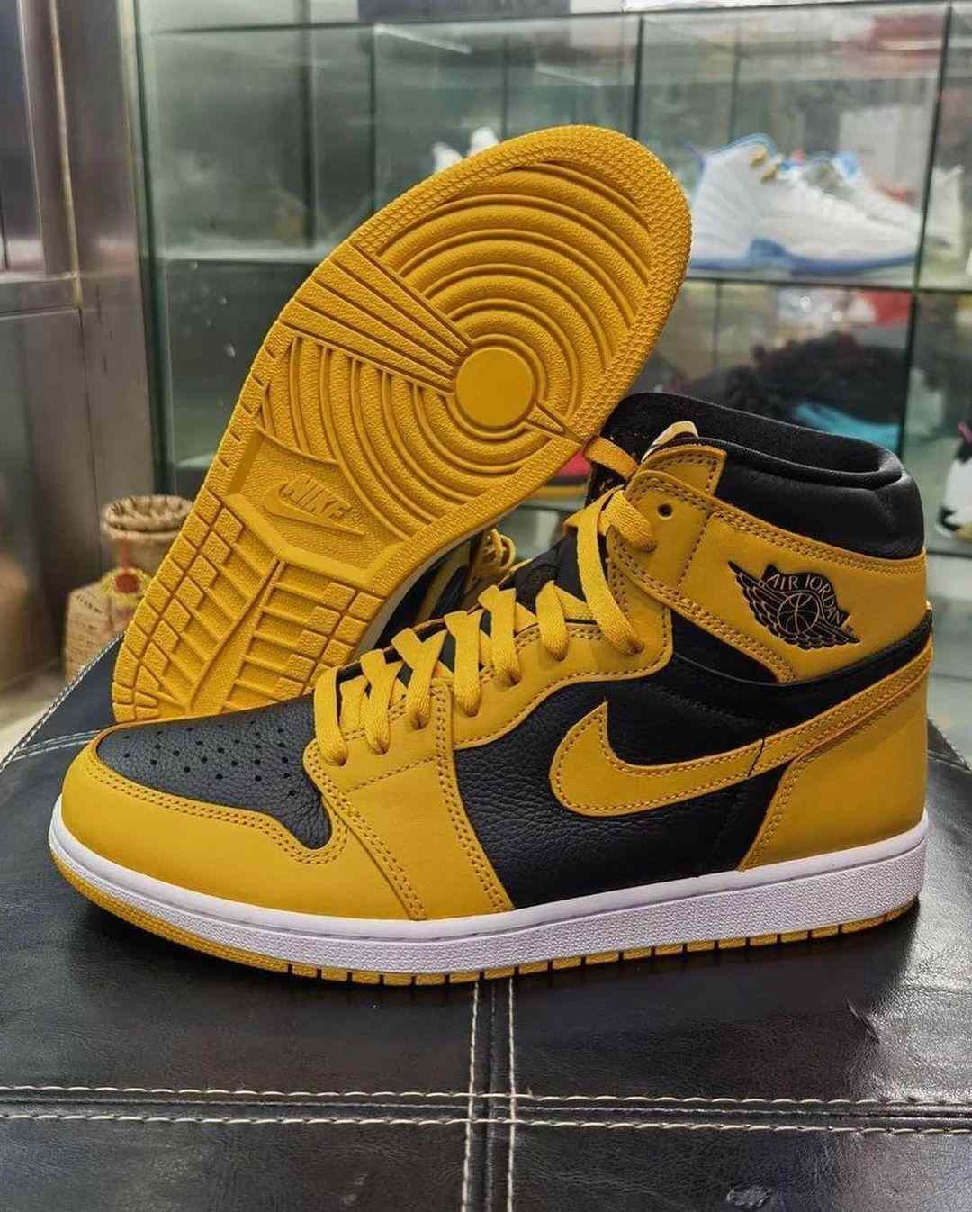 Jordan Brand is releasing a new rendition of the "Bred" Air Jordan High OG “Pollen” Release