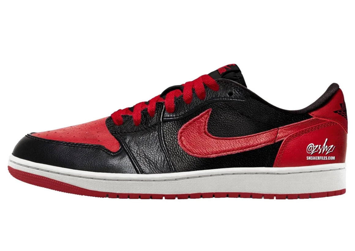 Air Jordan 1 Low OG Banned 2026 HQ6998-001 Lateral Mock up