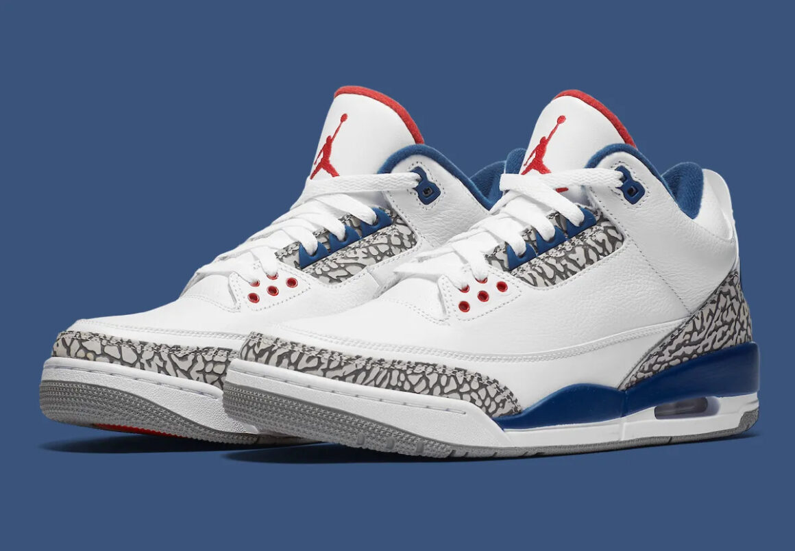 Air Jordan 3 OG “True Blue” IF4396-102 Mock up