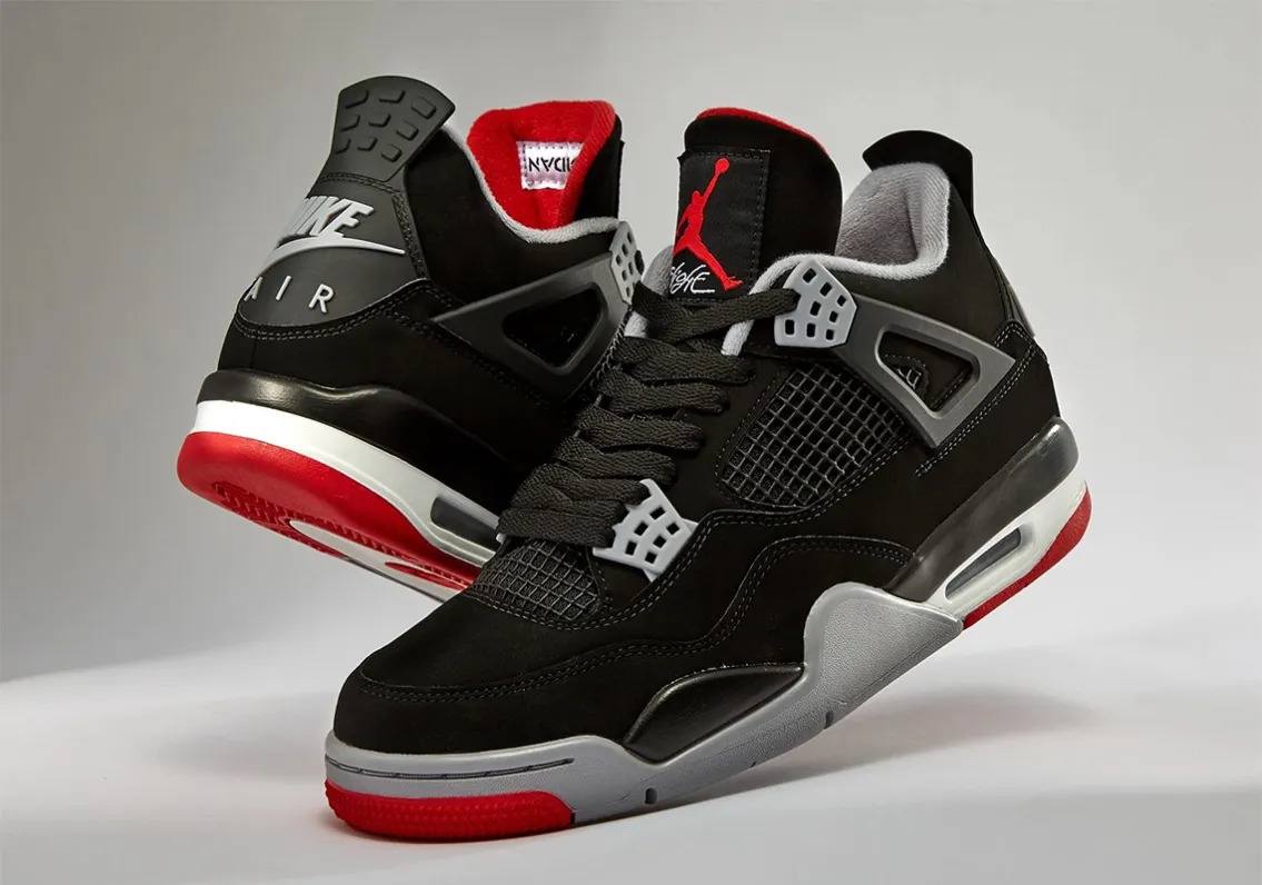 Air Jordan 4 Bred IX8180-001 2026 Release Full Shoes