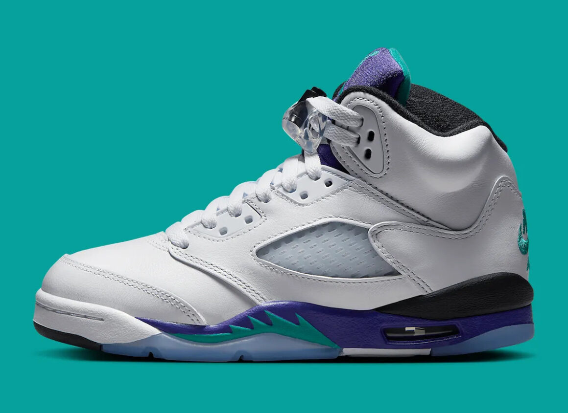 Air Jordan 5 Grape HQ7978-100 Lateral