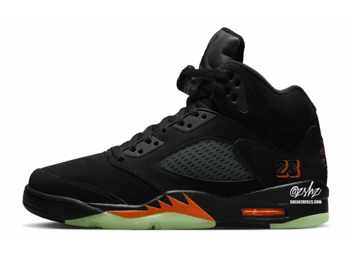 Air Jordan 5 Halloween Mockup