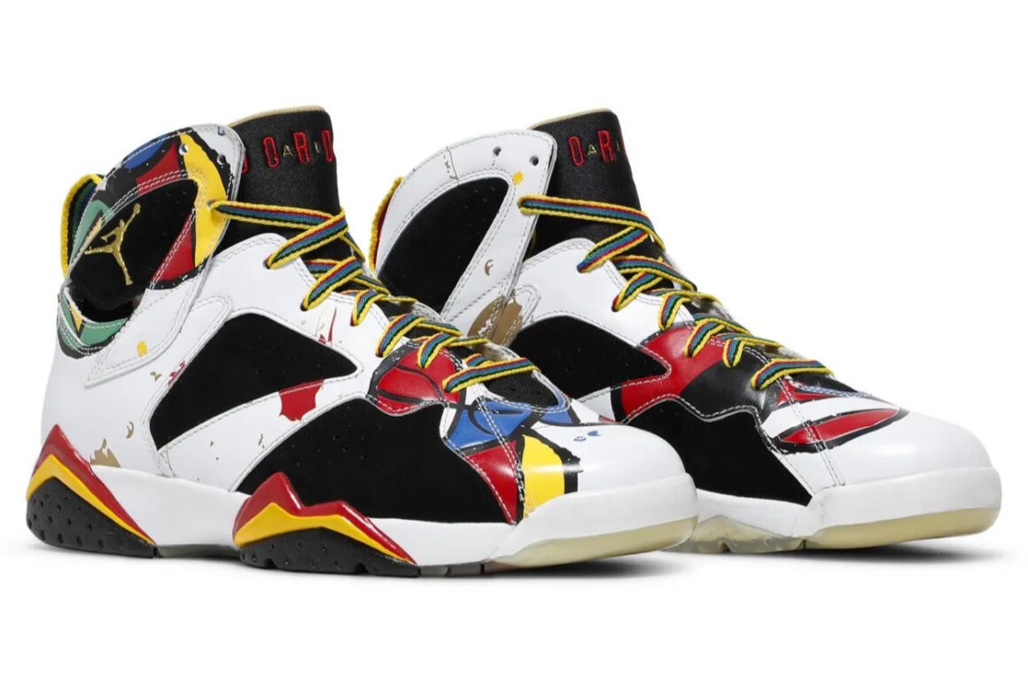 Air Jordan 7 Miro IQ6573-100 MOck-up Lateral