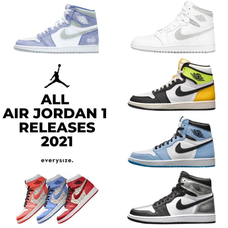 Alle Jordan Releases 2021