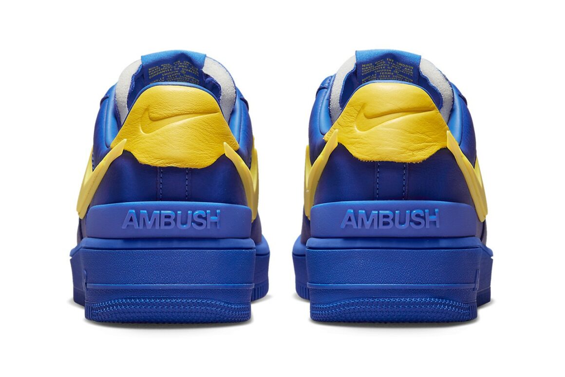 Ambush x Nike Air Force 1 Low Game Royal DV3464-400 Heel