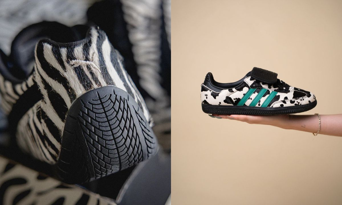 Animal Print Sneaker Puma Speedcat Zebra 403356-01 Heel Adidas Samba LT Black Cow JS3930 Titel