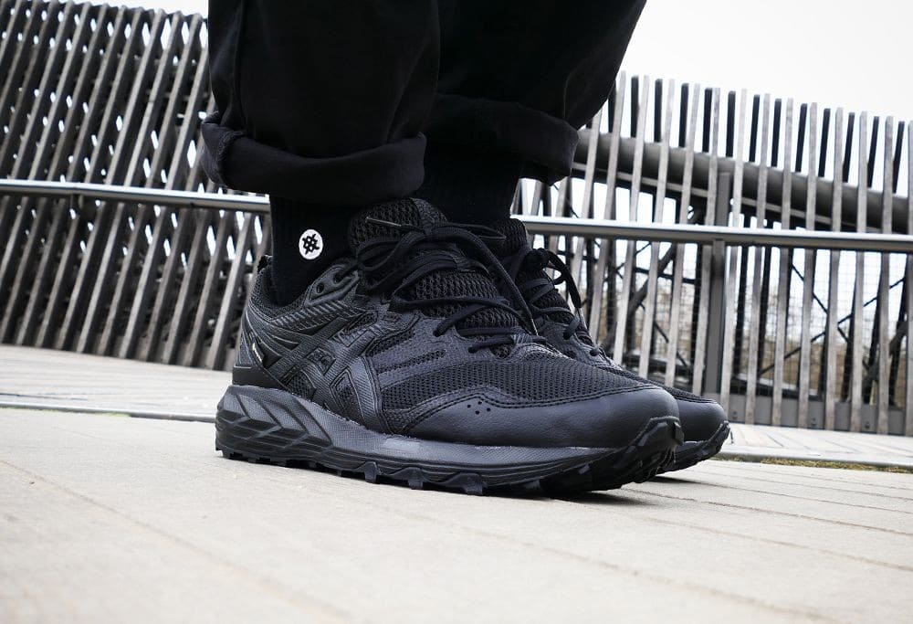 Asics Gel Sonoma 6 GTX Black 1011B048-002 On Feet