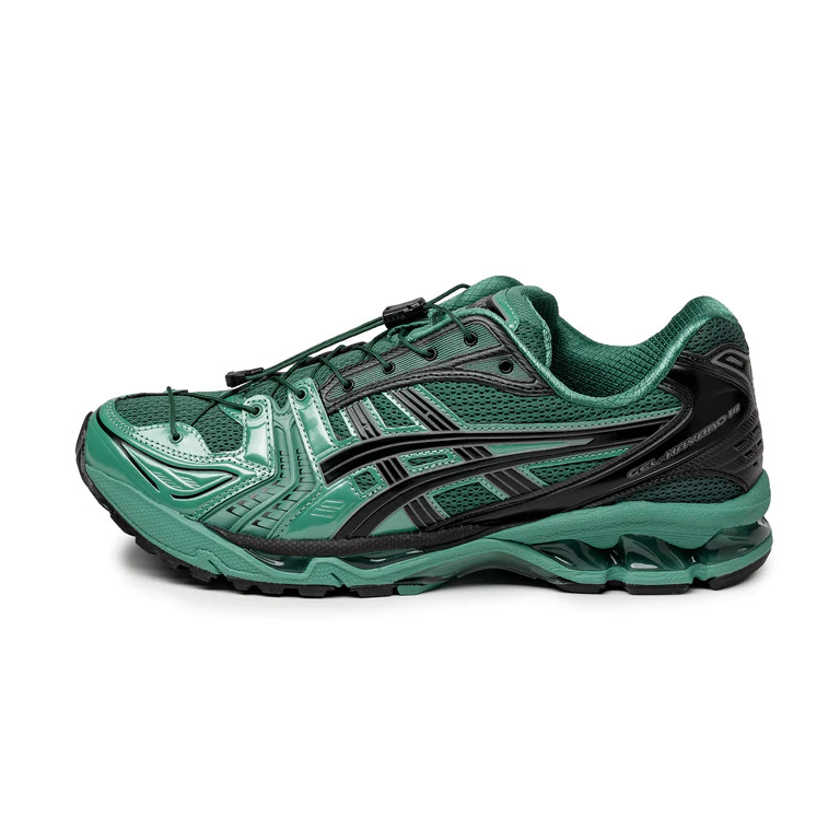 Asics x Unaffected GEL Kayano 14 Posy Green Bottle Green 1201A922-300 Lateral