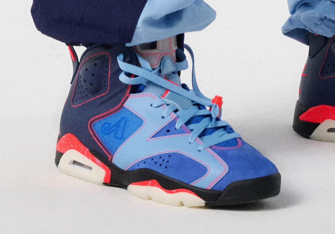 Awake x Air Jordan 6 Midnighty Navy IQ5706-400 On Feet
