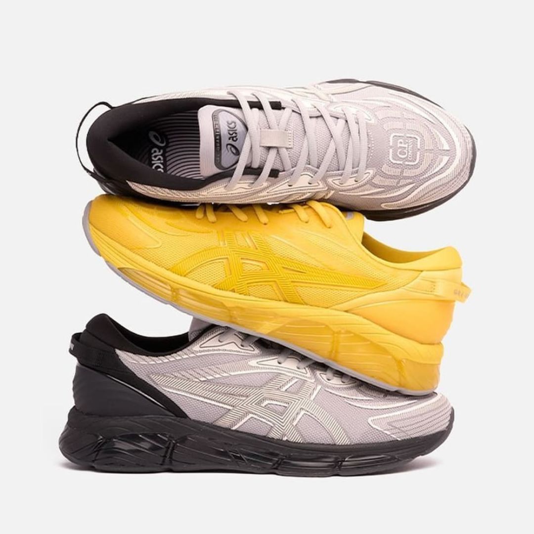 C.P. Company x Asics Gel-Quantum 360 VIII Yellow Cement Grey 1203A507-020 1203A507-750 Lateral Titel