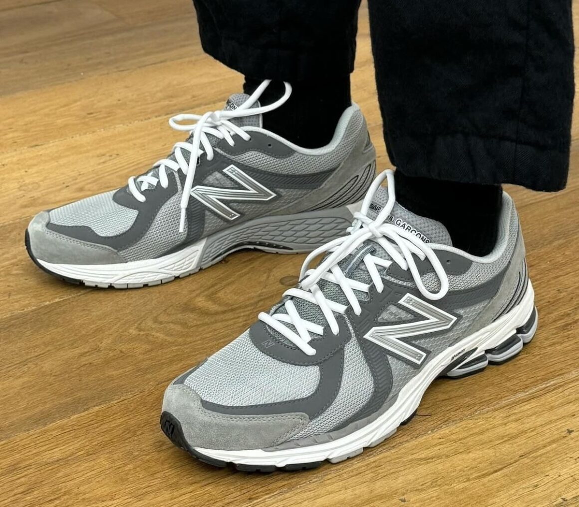 CdG Homme x New-Balance 860v2 Grey on Feet