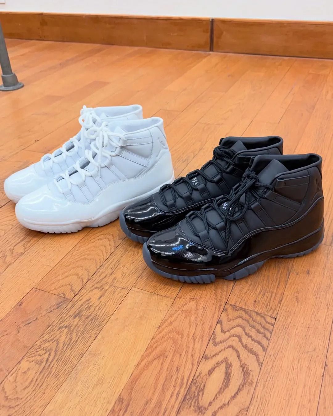 Comme des Garçons Homme Plus x Air Jordan 11 White All Black Lateral