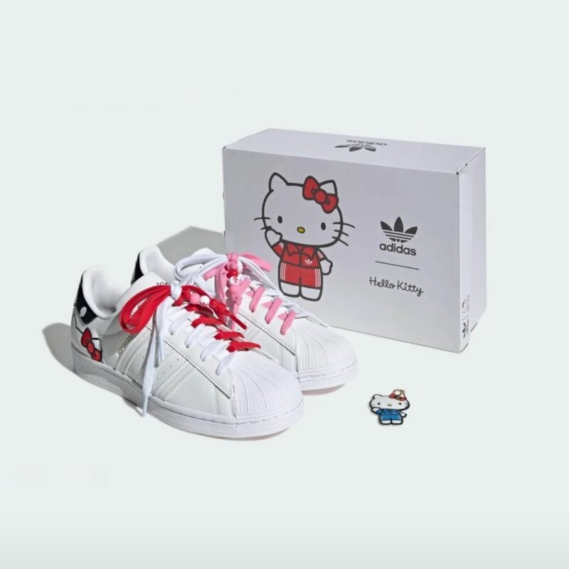 Hello KItty x adidas Superstar GW7168 Titel