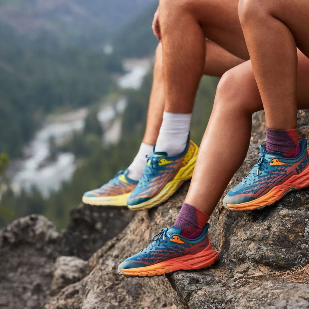 Hoka One One Speedgoat 5 on Feet