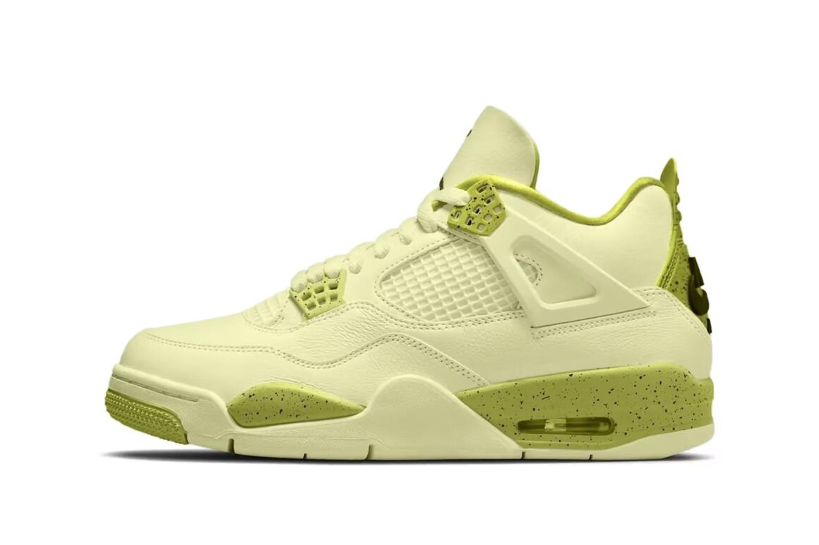 J Balvin x Air Jordan 4 OG Lemonade IW2872-700 Mock-up