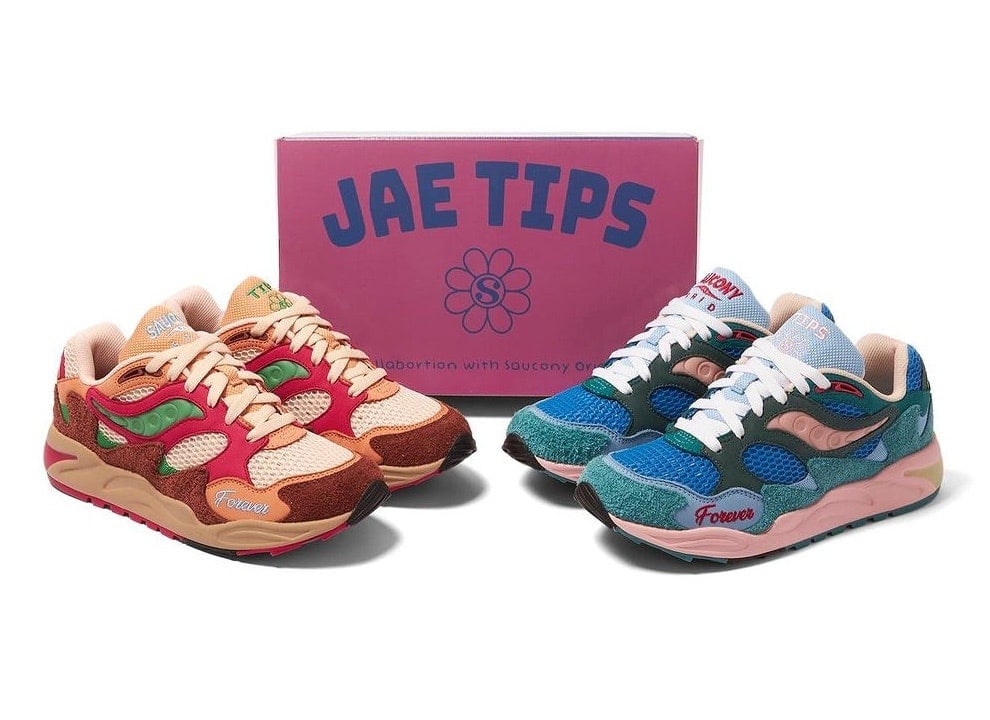 Jae Tips x saucony runshield Grid Shadow 2 What’s the Occasion Party Date S70826-1 S70826-2 Box