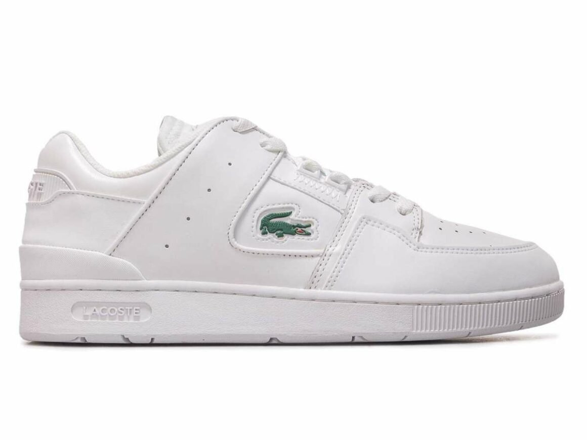 Lacoste Court Cage White Lateral