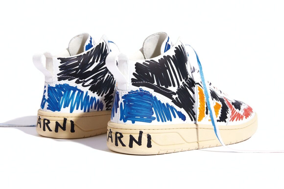 Marni x Veja V-15 High VQ0202884 Heel