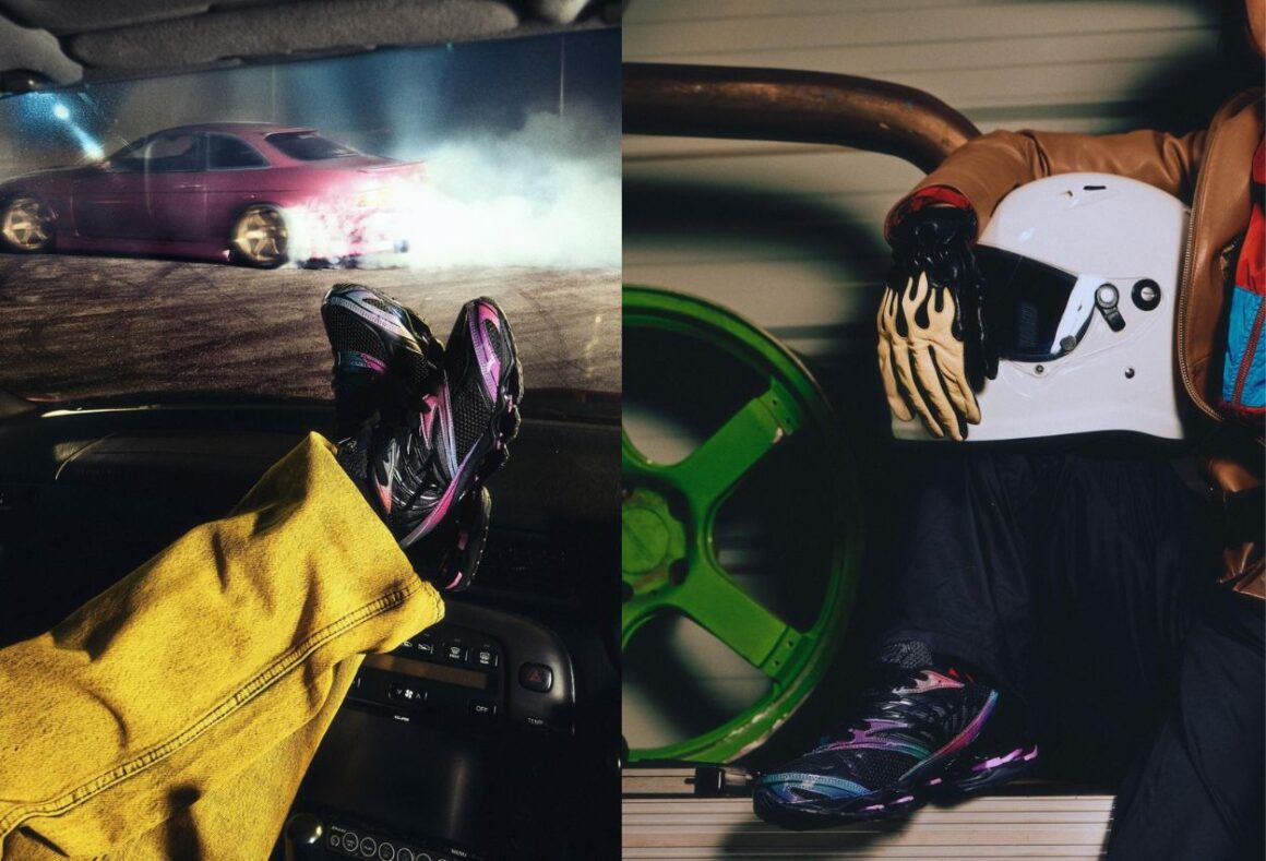 Mizuno Midnight Velocity Pack Wave Prophecy LS D1GA260401 on Feet Racing Outfits