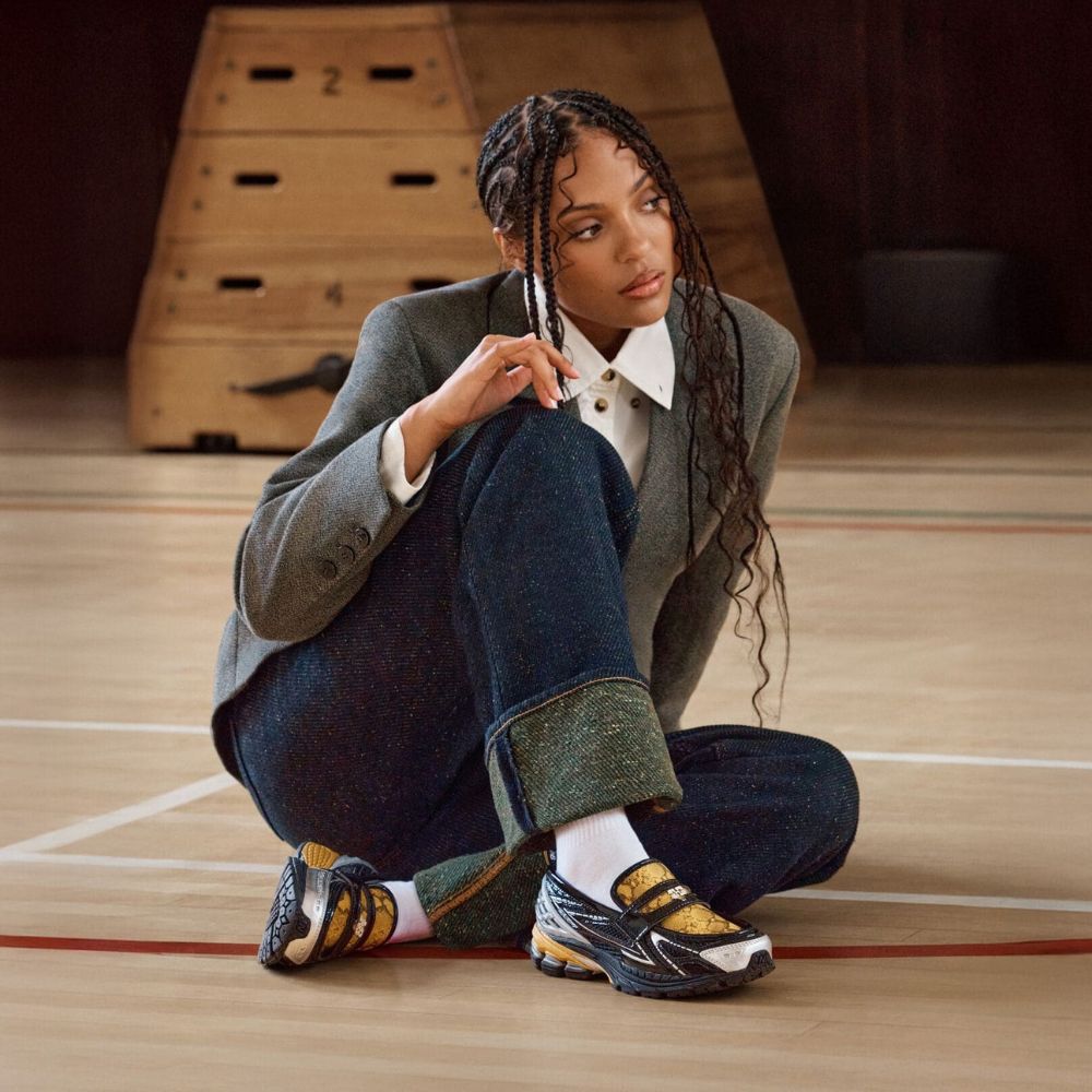 New Balance 1906L x Ganni U1906LGA On Feet Outfit