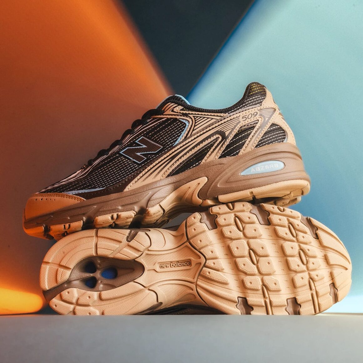 New Balance 509 U509E36B Stacked Lateral
