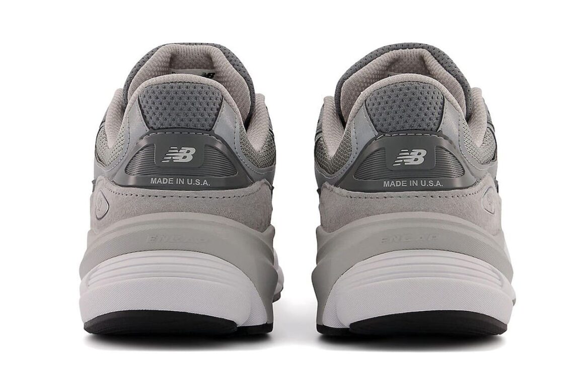 New Balance 990v6 Grey M990GL6 Heel