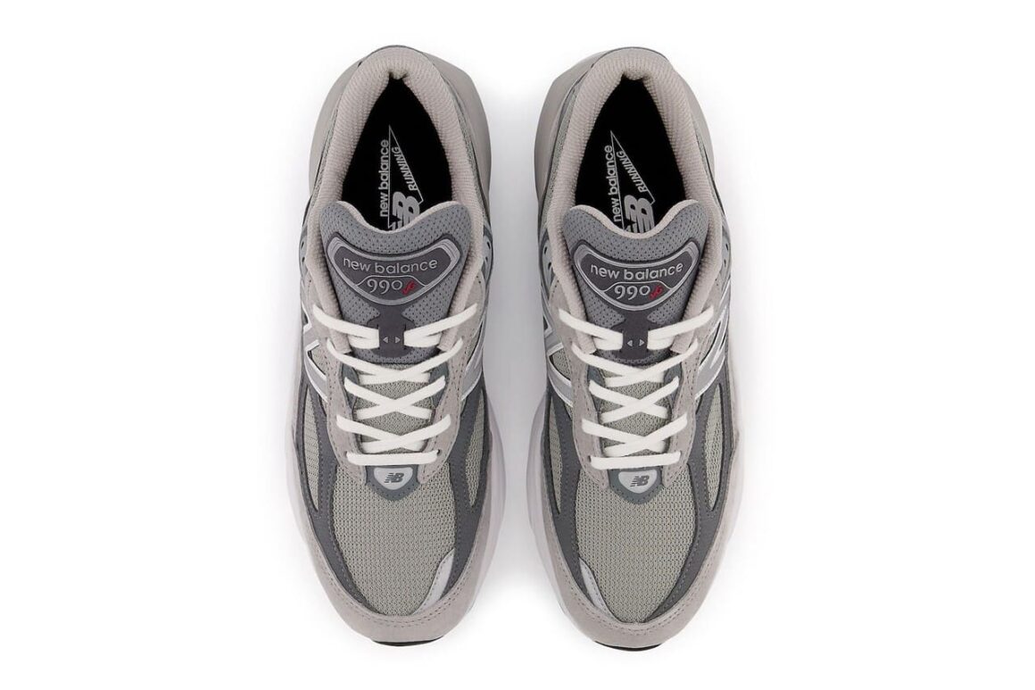 New Balance 990v6 Grey M990GL6 Toebox