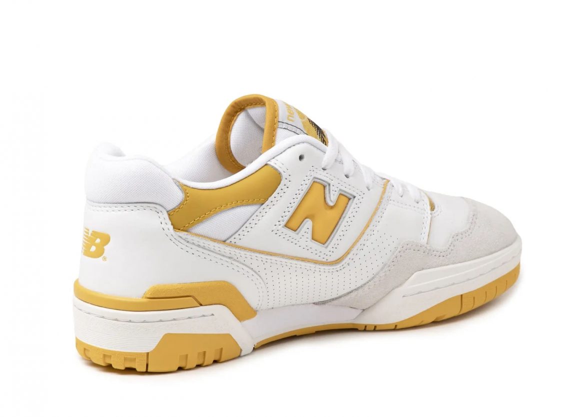 New Balance BB550 Oxford Sea Salt Varsity Gold BB550LA1 Back