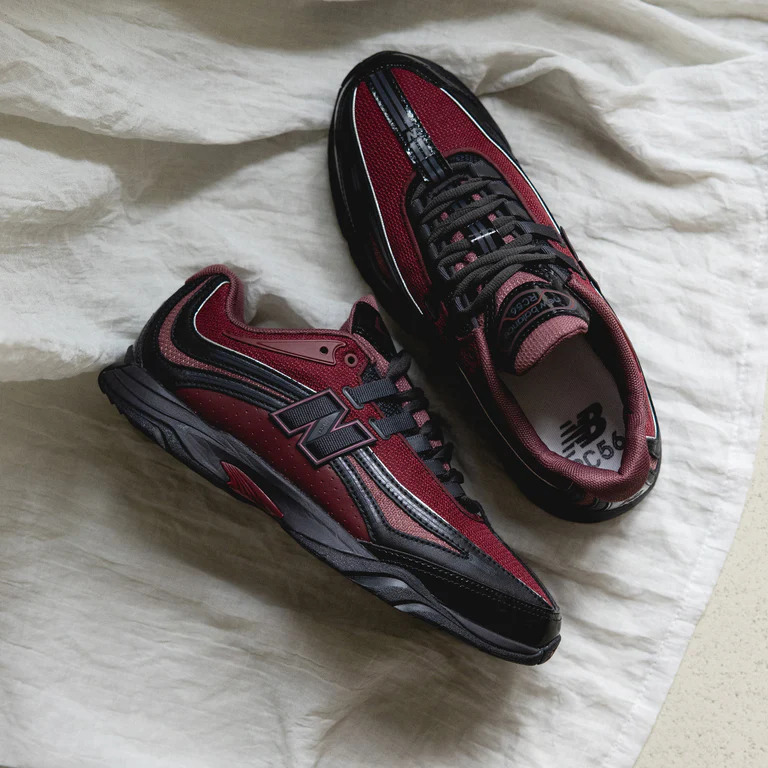 New-Balance RC56 URC56FFC Monarch Burgundy Lateral Toebox