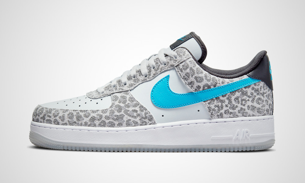 Nike Air Force 1 PRM Leopard DJ6192-001 Sideview