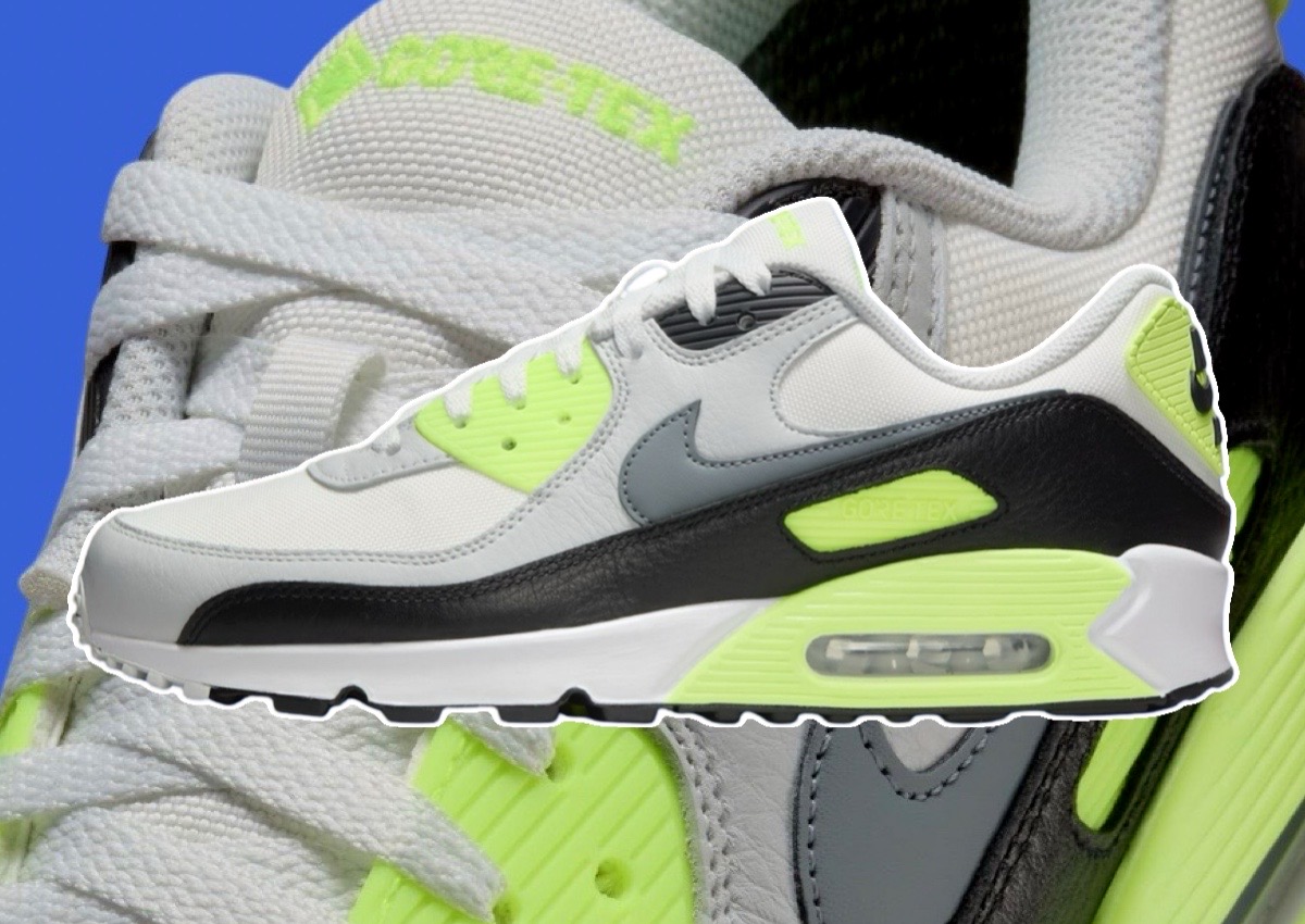 Nike Air Max 90 Gore-Tex Volt FD5810-102 Lateral Artwork