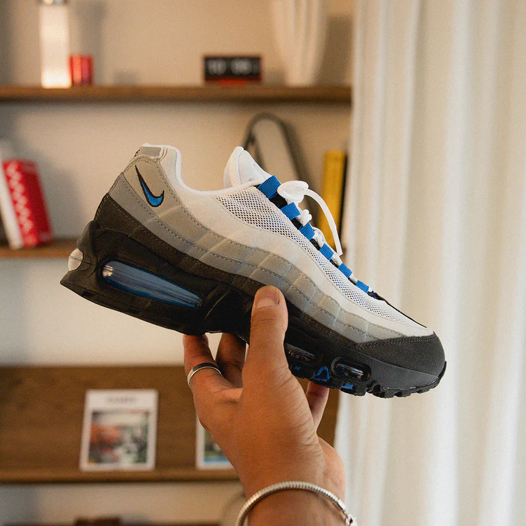 Nike Air Max 95 Big Bubble Blue Spark IM7410-100 in Hand